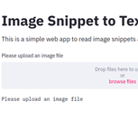 Snippet-to-text Extraction